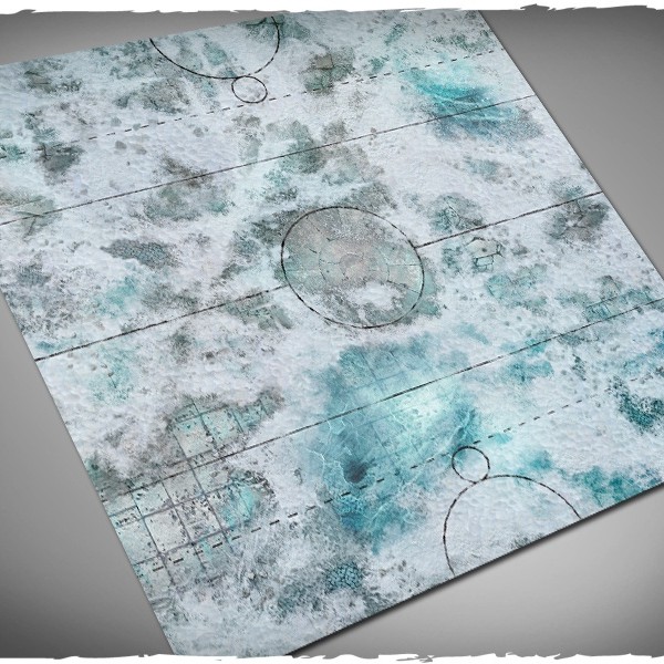 guildball game mat frostgrave snow 1