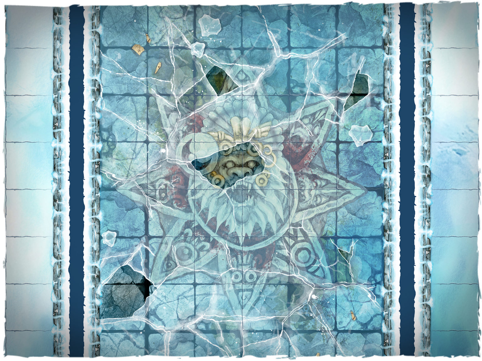 Game Mat Heroquest Frozen Horror Expanded Deepcut Studio