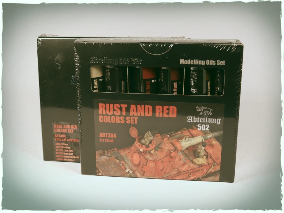 Abteilung 502 Paint Set - Abt304 Rust And Red Colors 