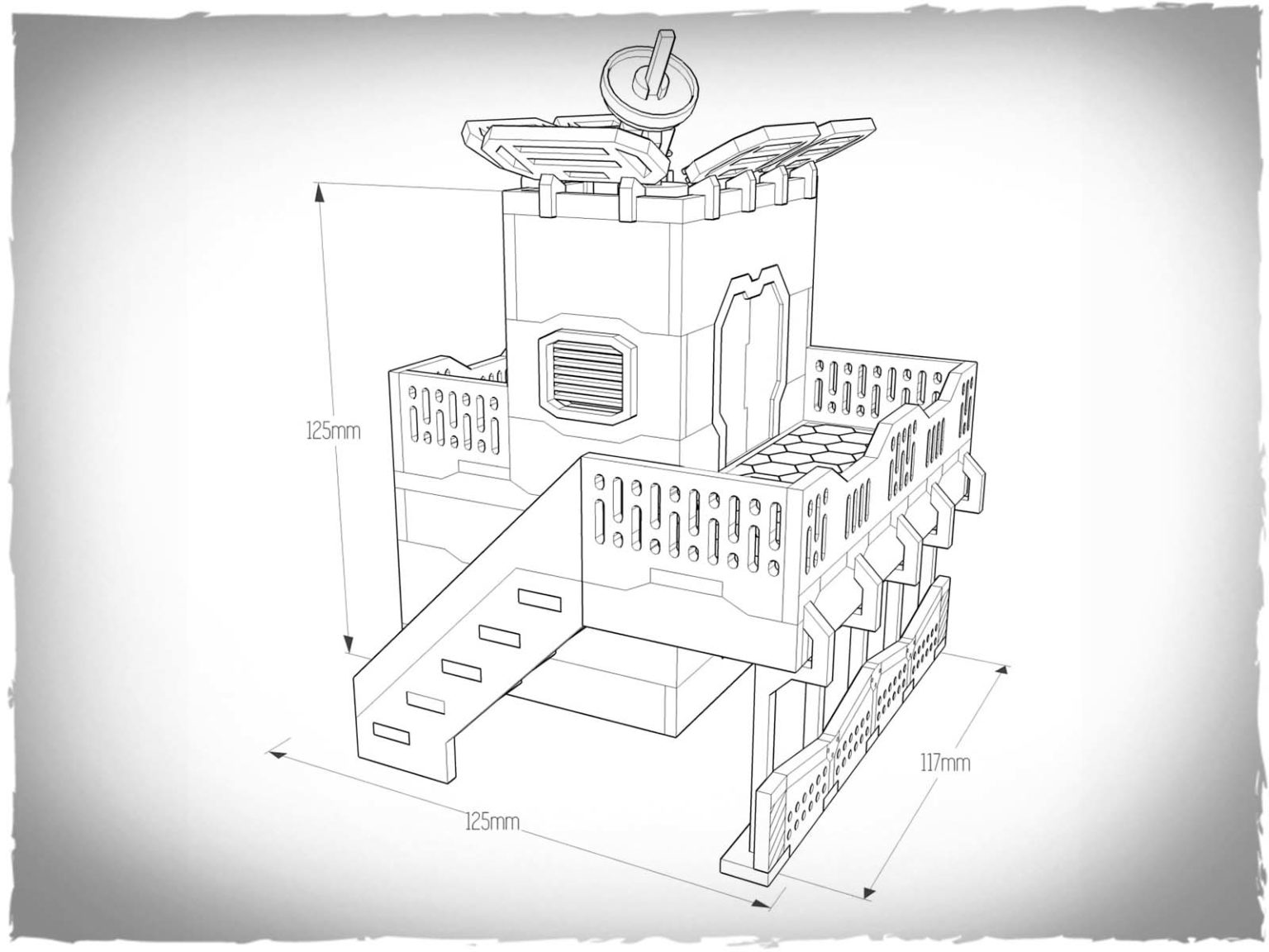 3d-model-of-military-outpost